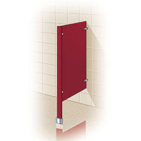 Discount Wall Hung Urinal Screen with Pilaster For Sale In San Antonio