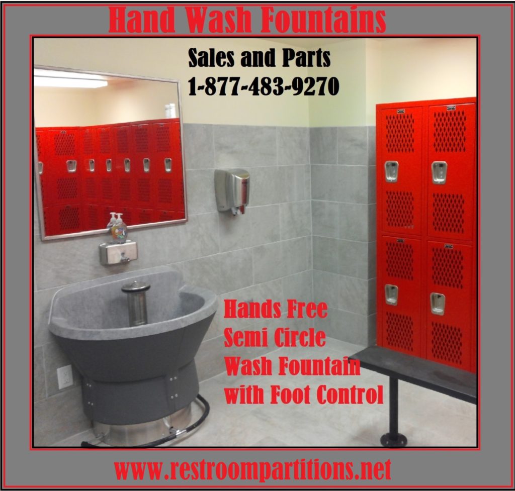 Wash Fountain - Semi Circle - Foot Control